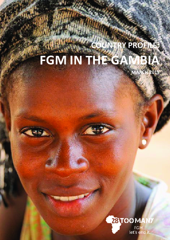 Country Profile: FGM in The Gambia (2015, English)